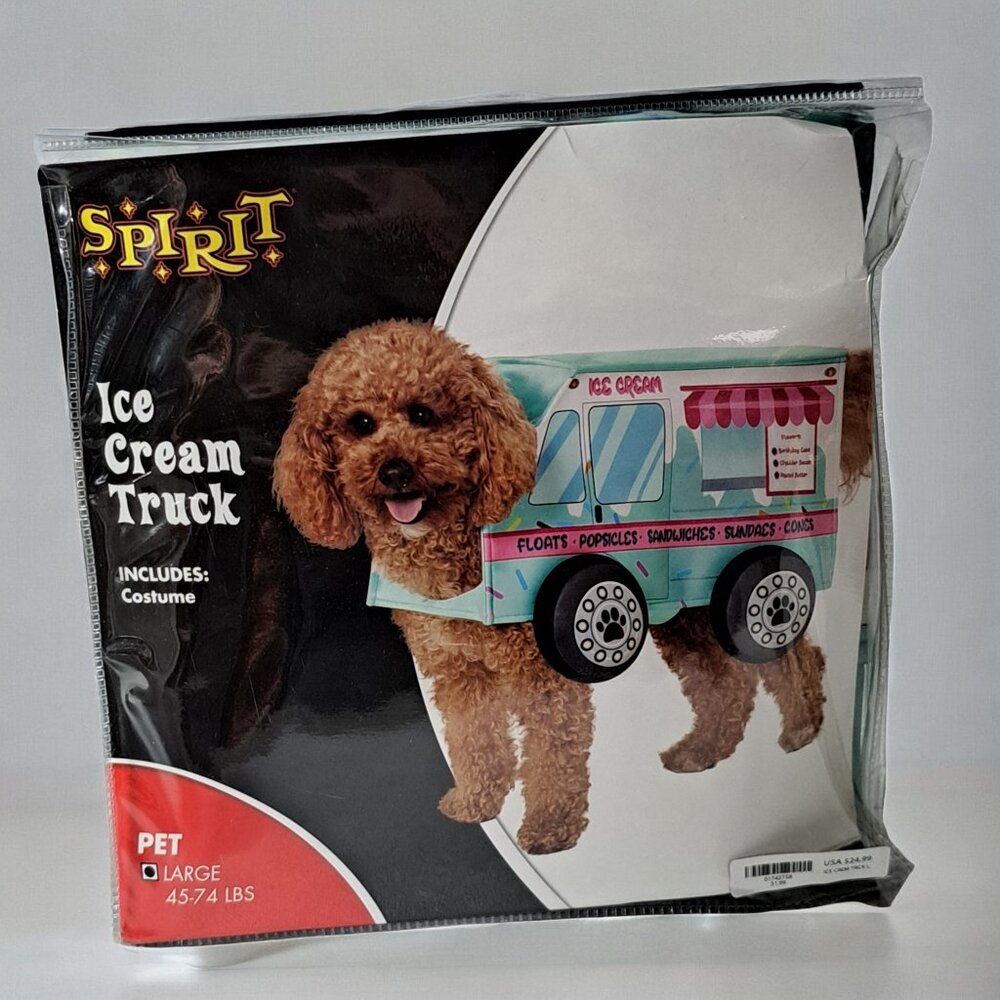 Spirit Ice Cream Truck Pet Costume large